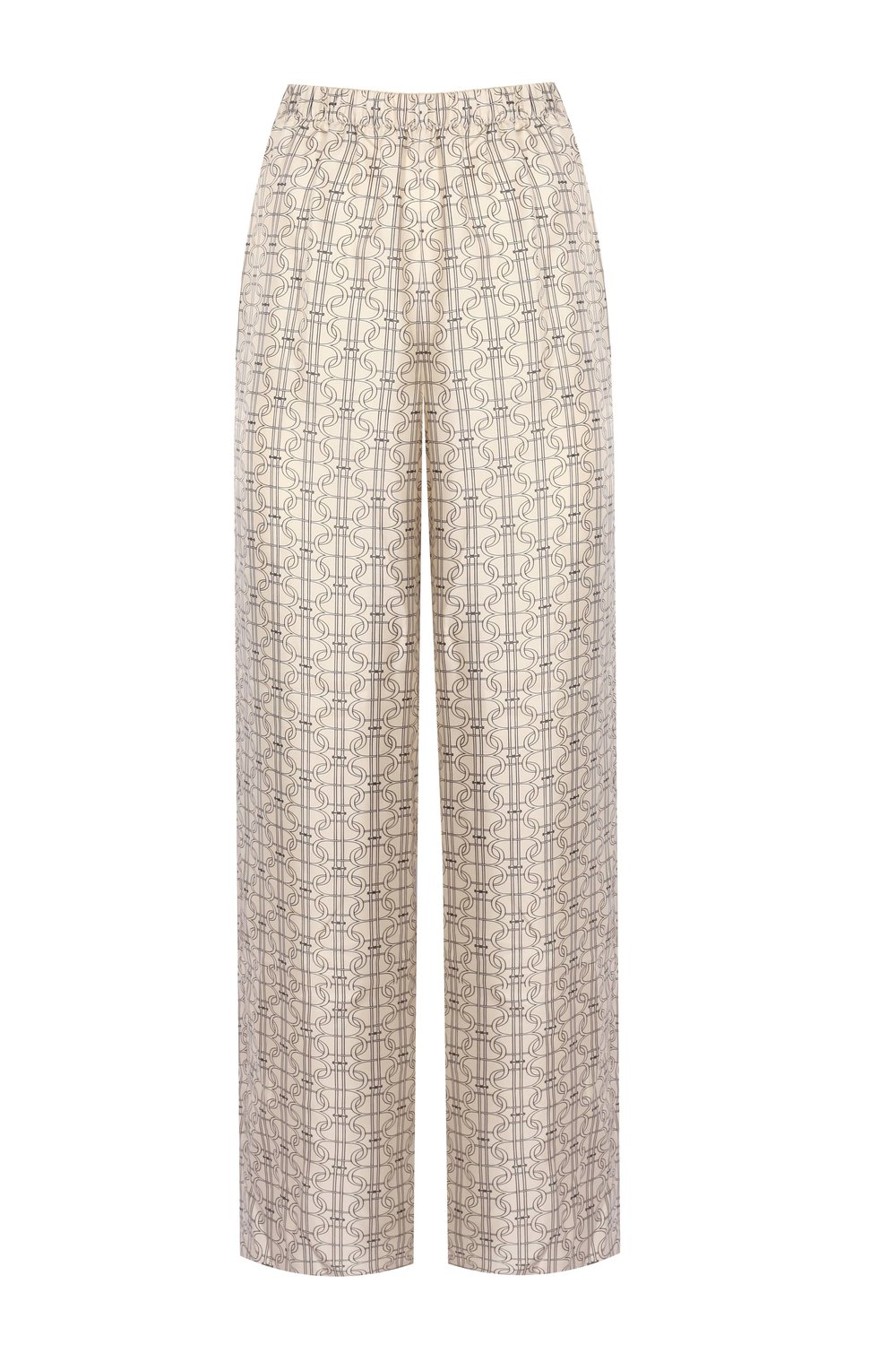 Monogram İpek Pantolon