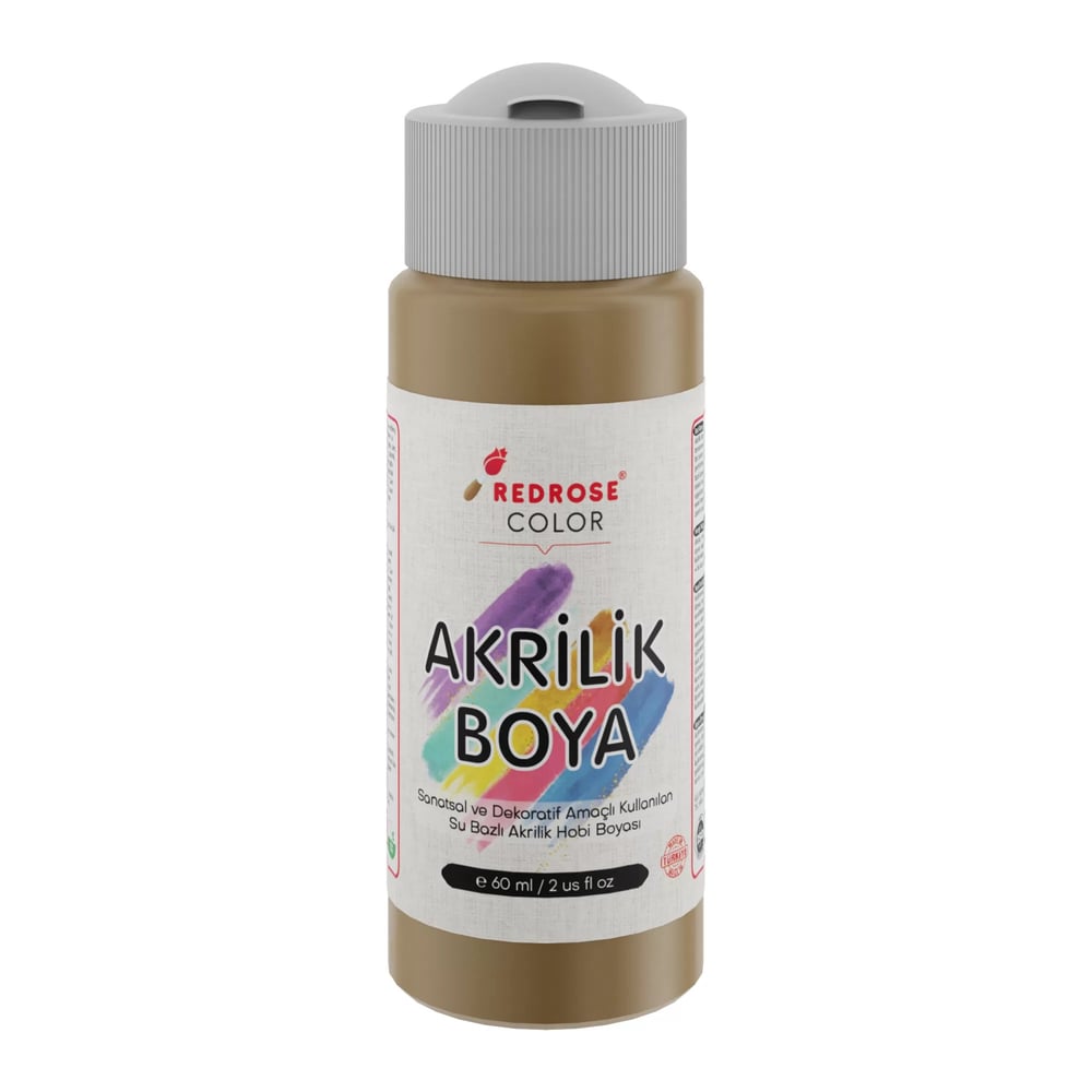 Açık Kahverengi Akrilik Boya 60ml