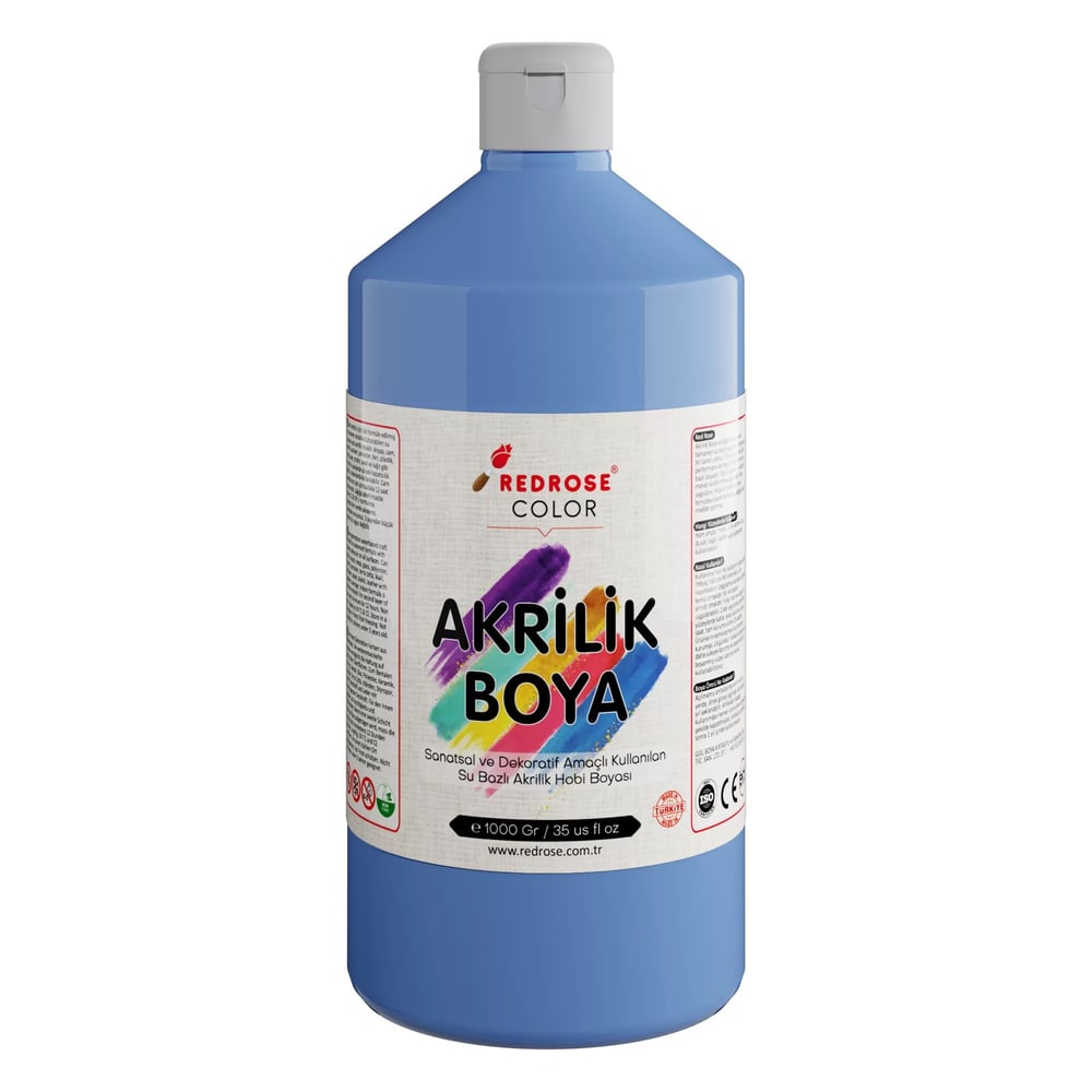 Açık Mavi Akrilik Boya 1000gr