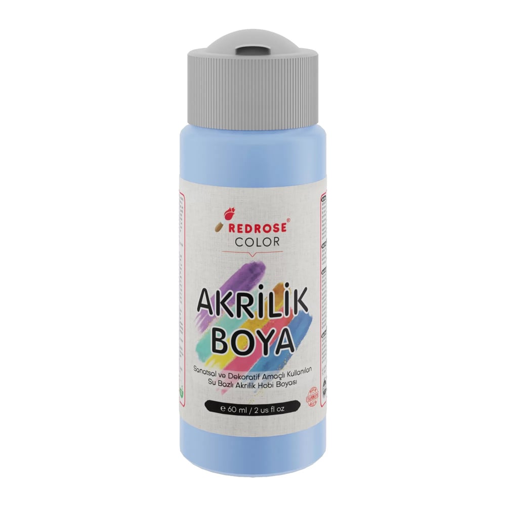 Açık Mavi Akrilik Boya 60ml