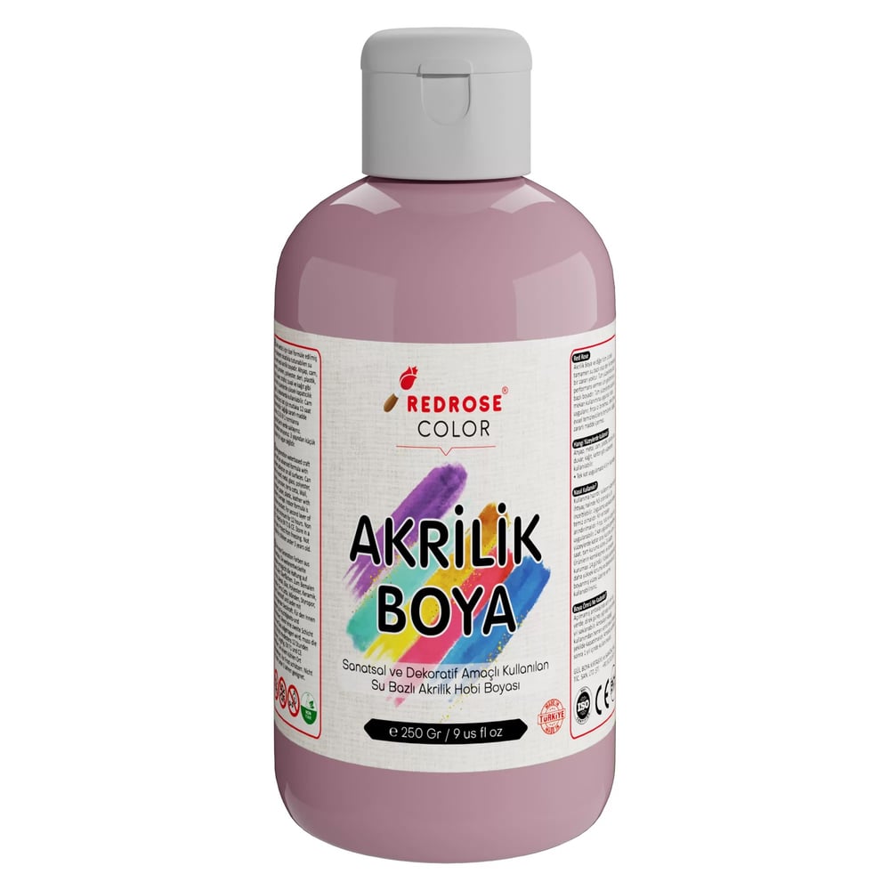 Açık Pembe Akrilik Boya 250gr