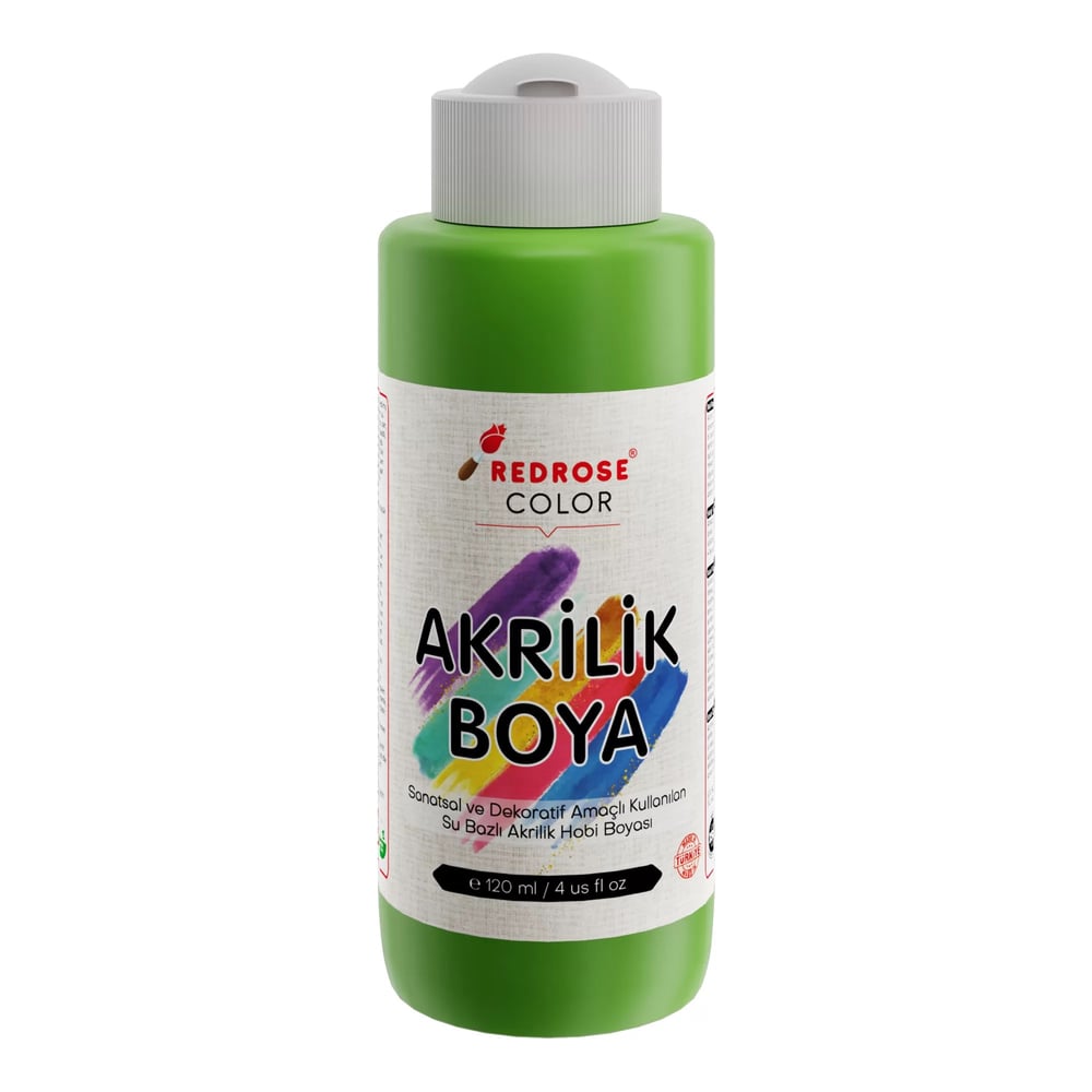 Açık Yeşil Akrilik Boya 120ml