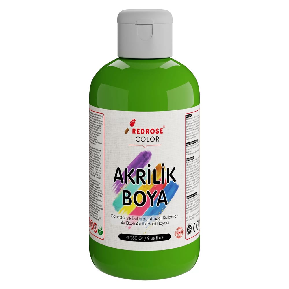 Açık Yeşil Akrilik Boya 250gr