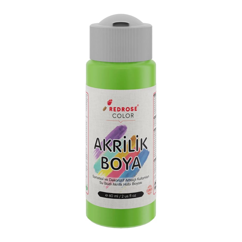 Açık Yeşil Akrilik Boya 60ml