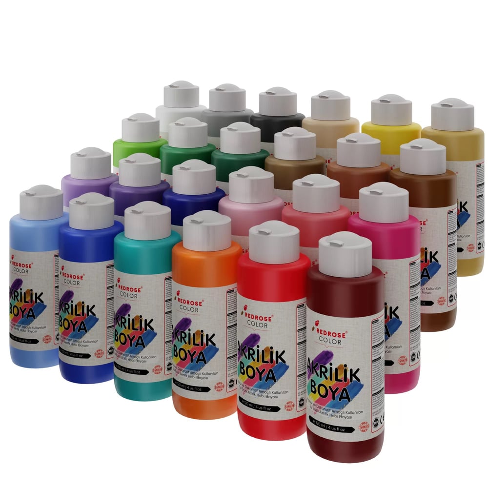 Akrilik Boya Seti 24 Renk 24x120ml