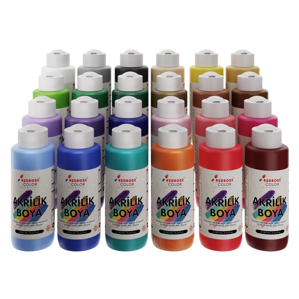 Akrilik Boya Seti 24 Renk 24x120ml