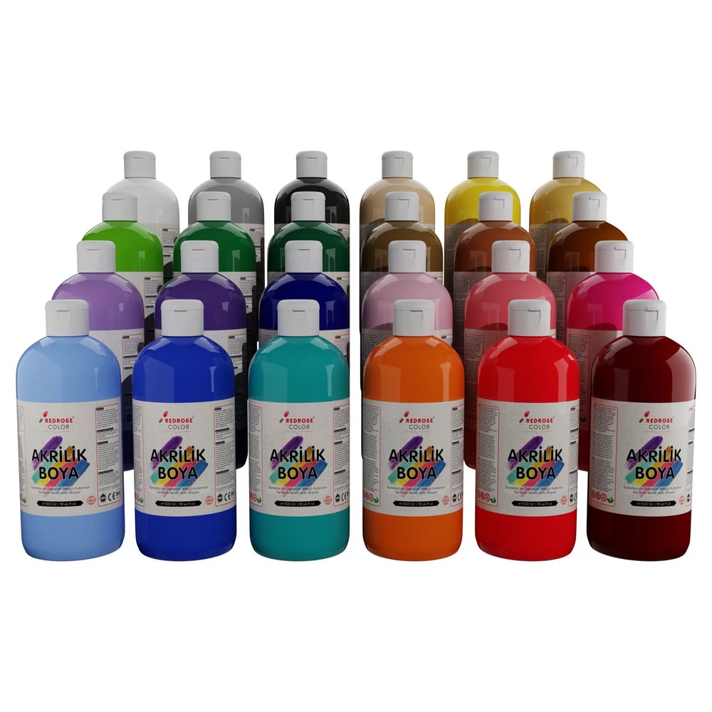 Akrilik Boya Seti 24 Renk 24x500gr