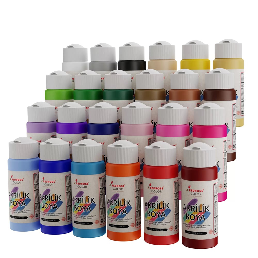 Akrilik Boya Seti 24 Renk 24x60ml