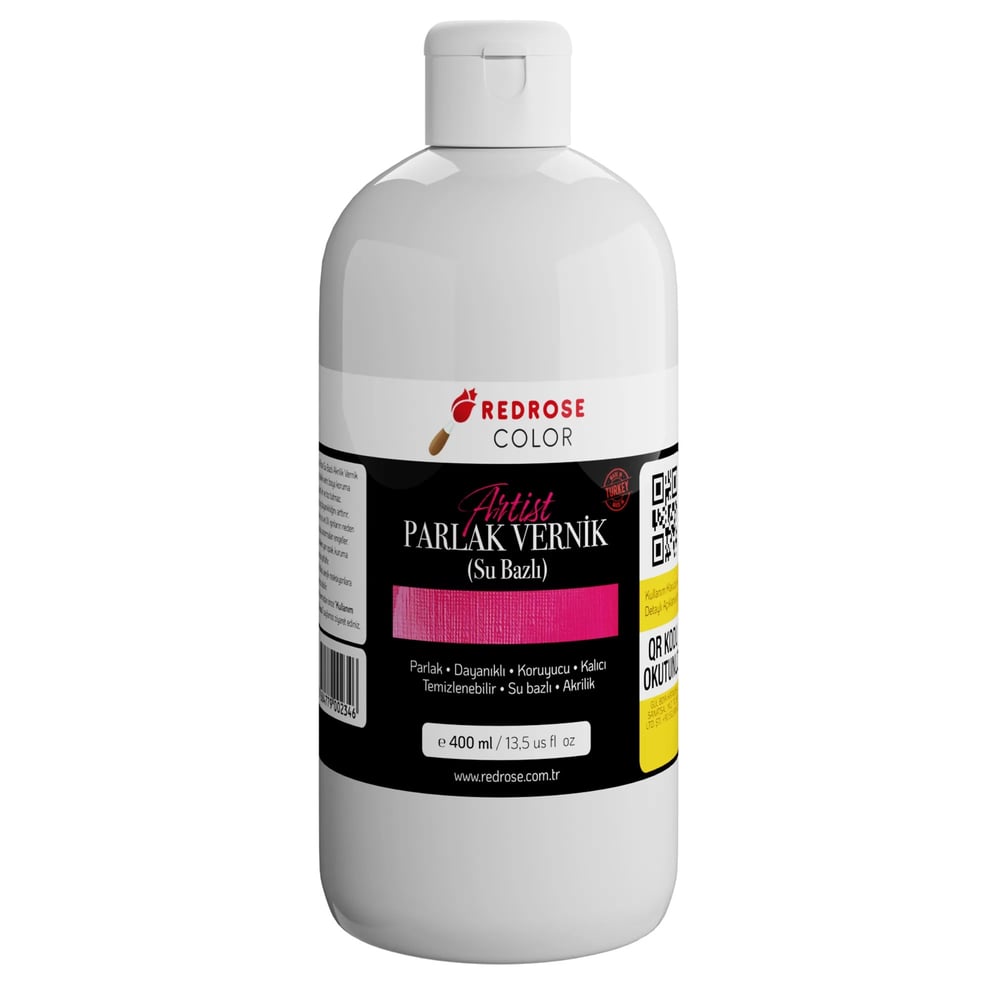 Akrilik Su Bazlı Parlak Vernik 400ml