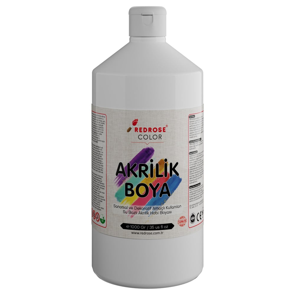 Beyaz Akrilik Boya 1000gr