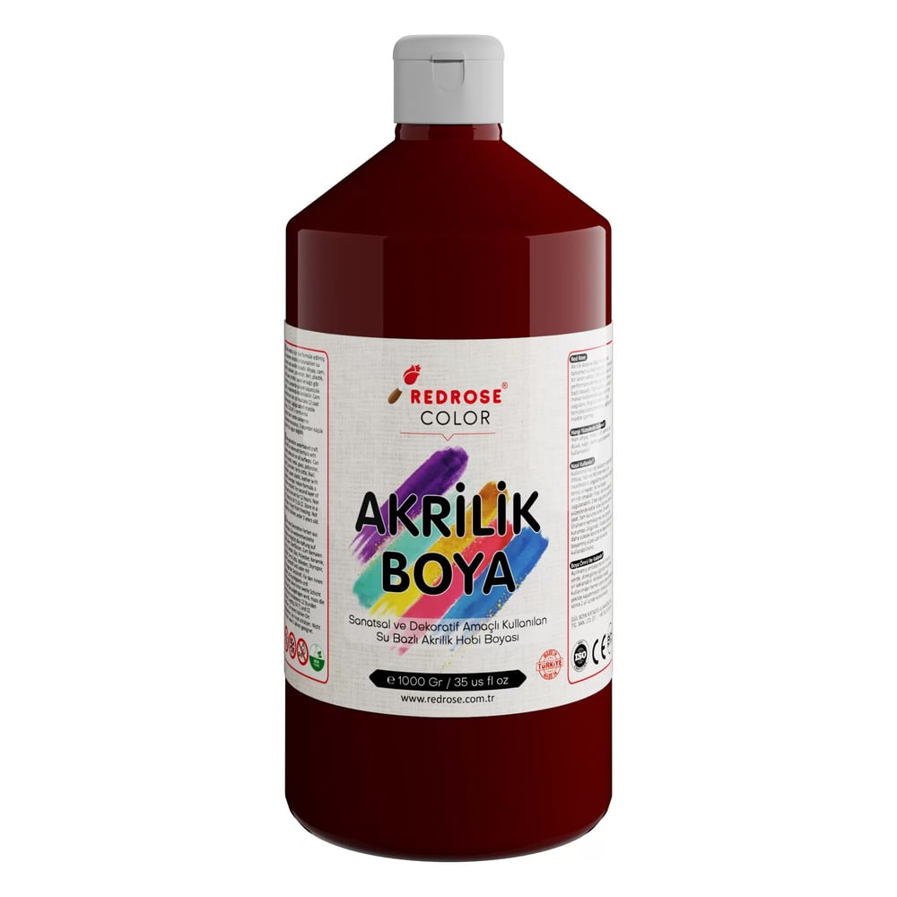 Bordo Akrilik Boya 1000gr