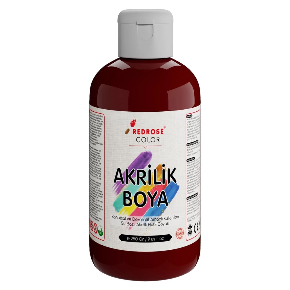 Bordo Akrilik Boya 250gr