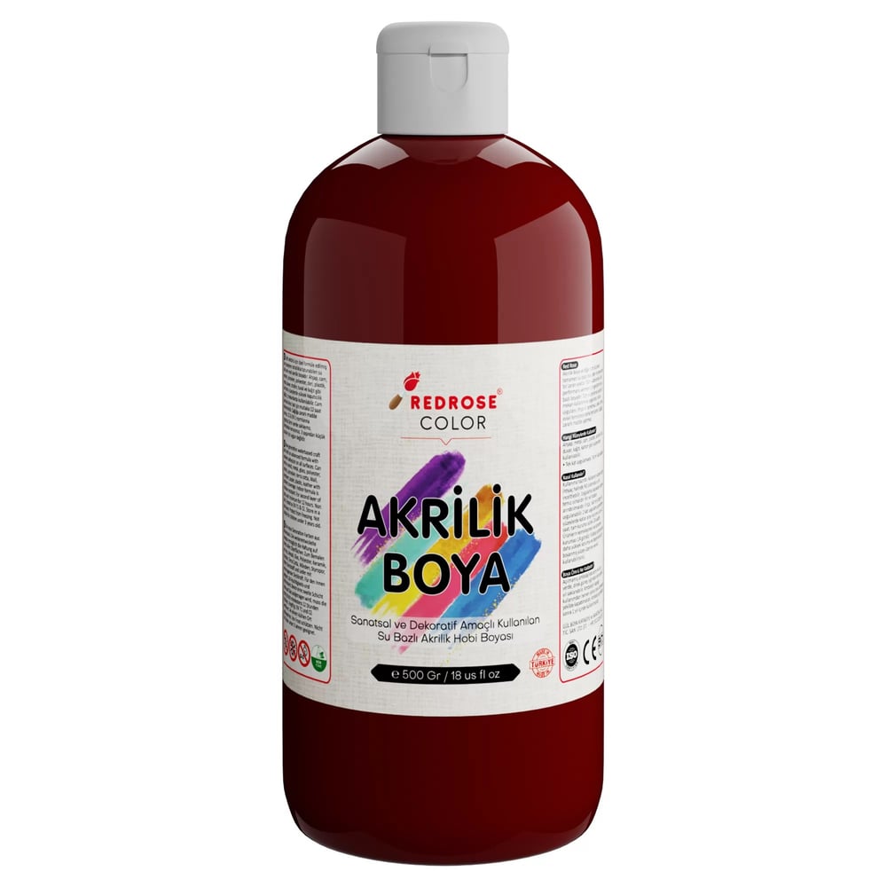 Bordo Akrilik Boya 500gr