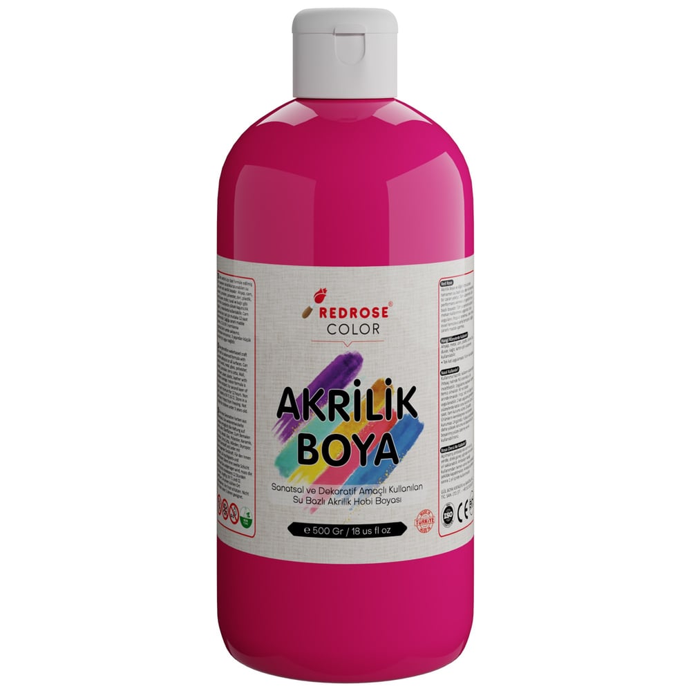Fuşya Akrilik Boya 500gr