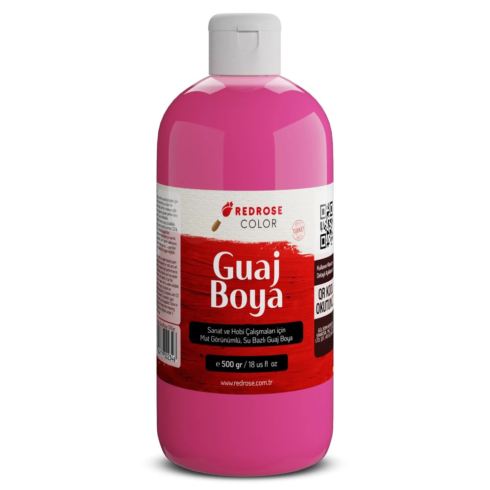 Fuşya Guaj Boya 500gr
