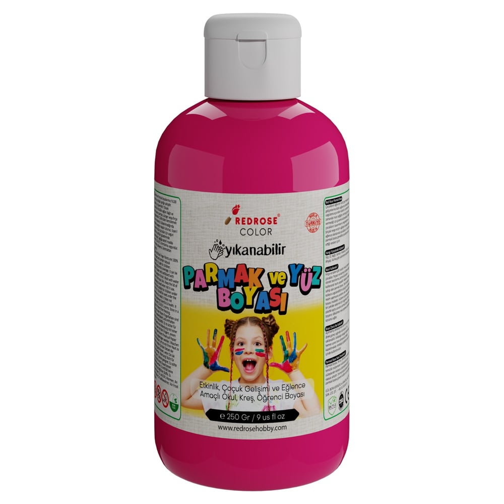 Fuşya Parmak Boyası 250gr