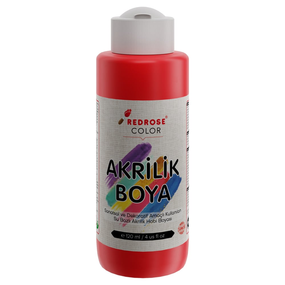 Kırmızı Akrilik Boya 120ml
