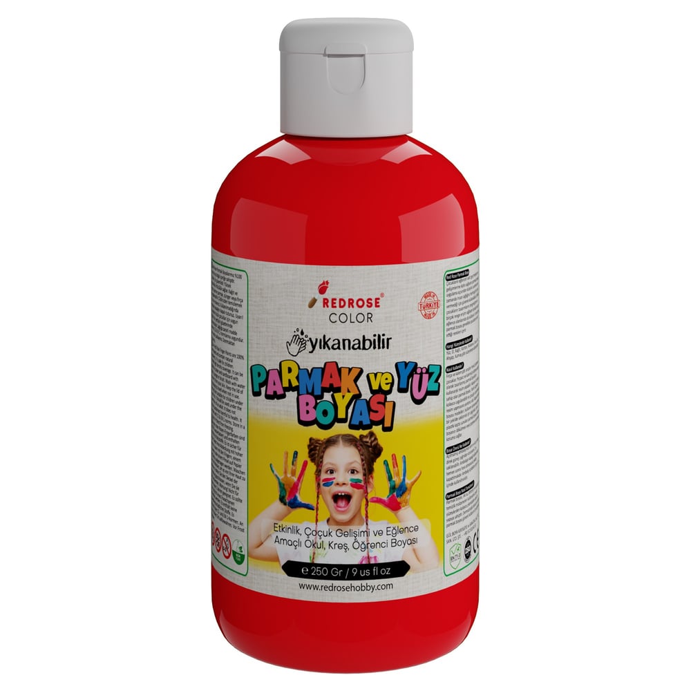 Kırmızı Parmak Boyası 250gr