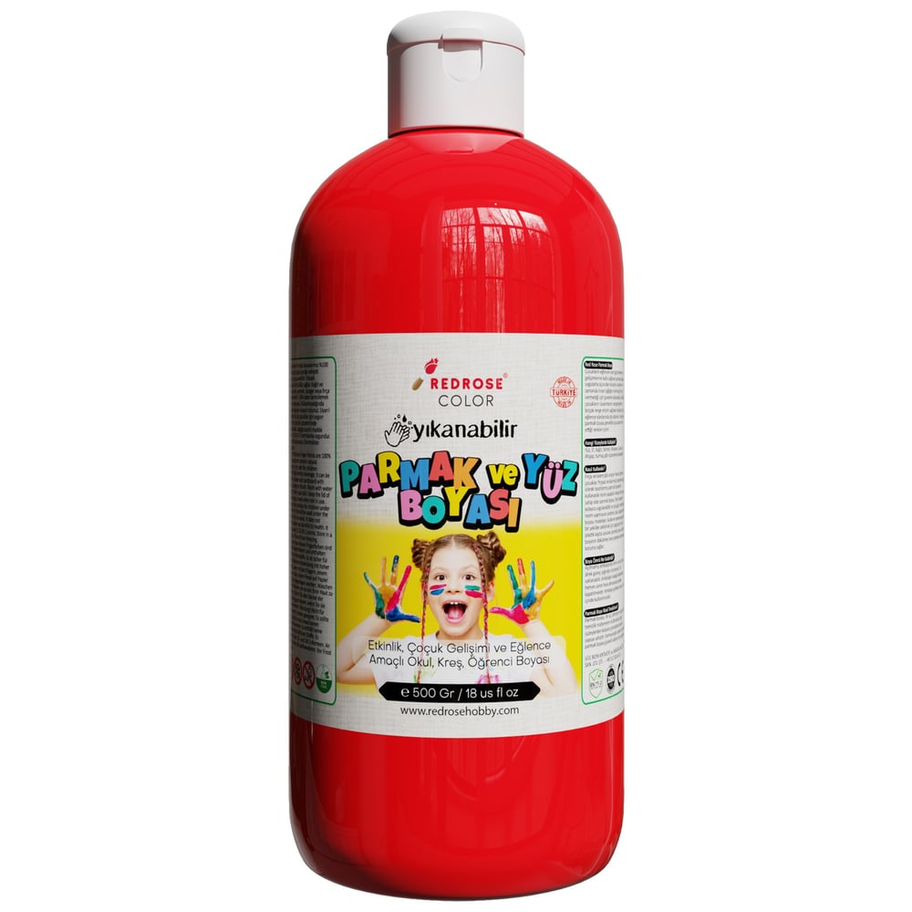 Kırmızı Parmak Boyası 500gr