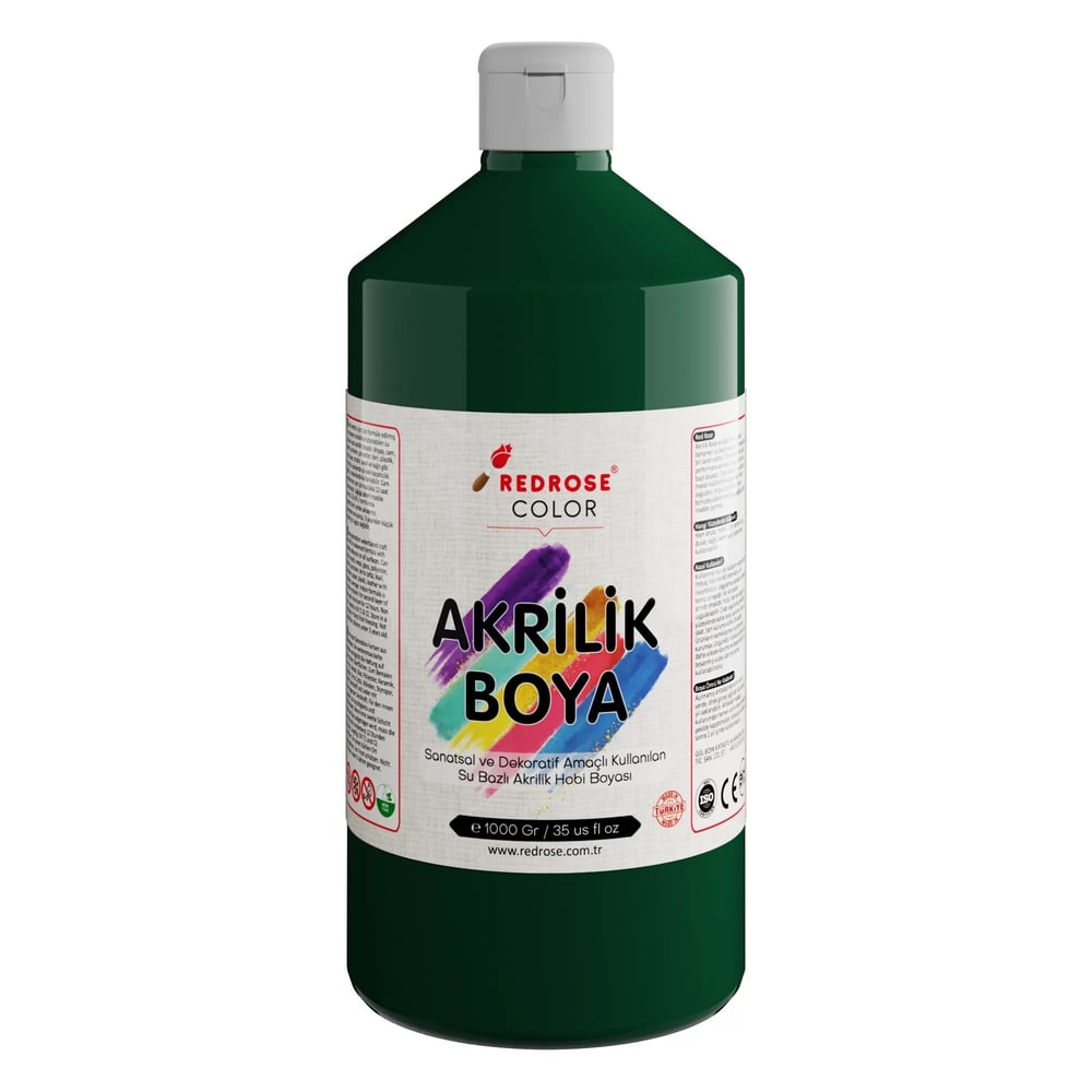 Koyu Yeşil Akrilik Boya 1000gr