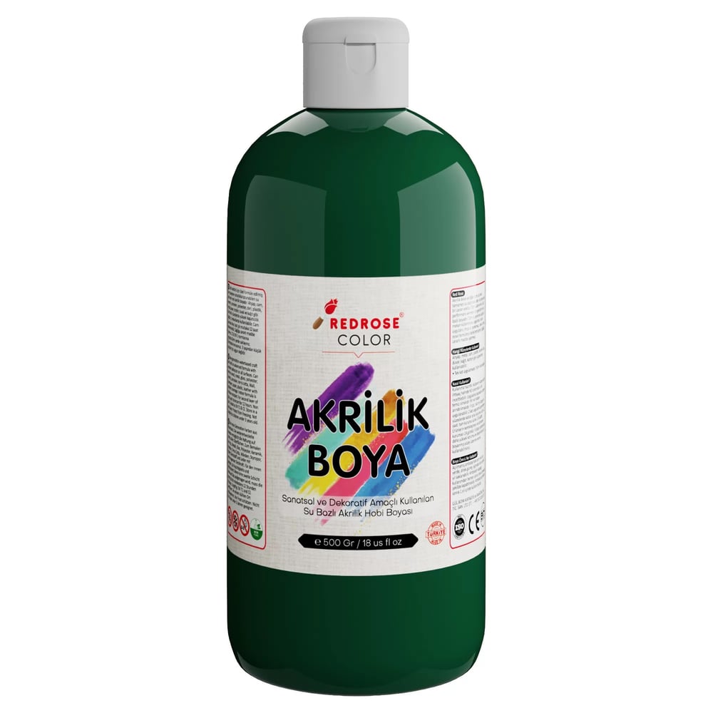 Koyu Yeşil Akrilik Boya 500gr