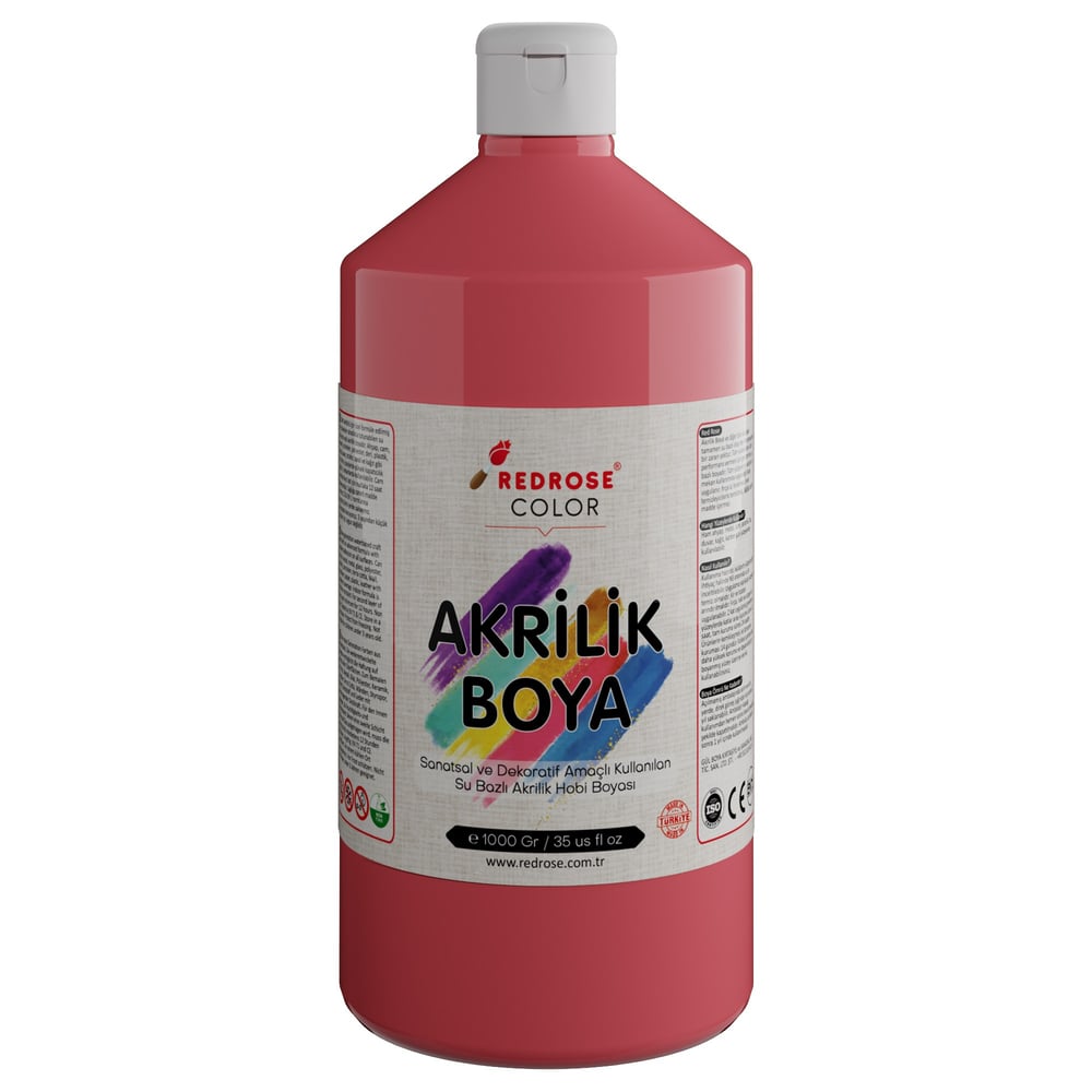 Pembe Akrilik Boya 1000gr