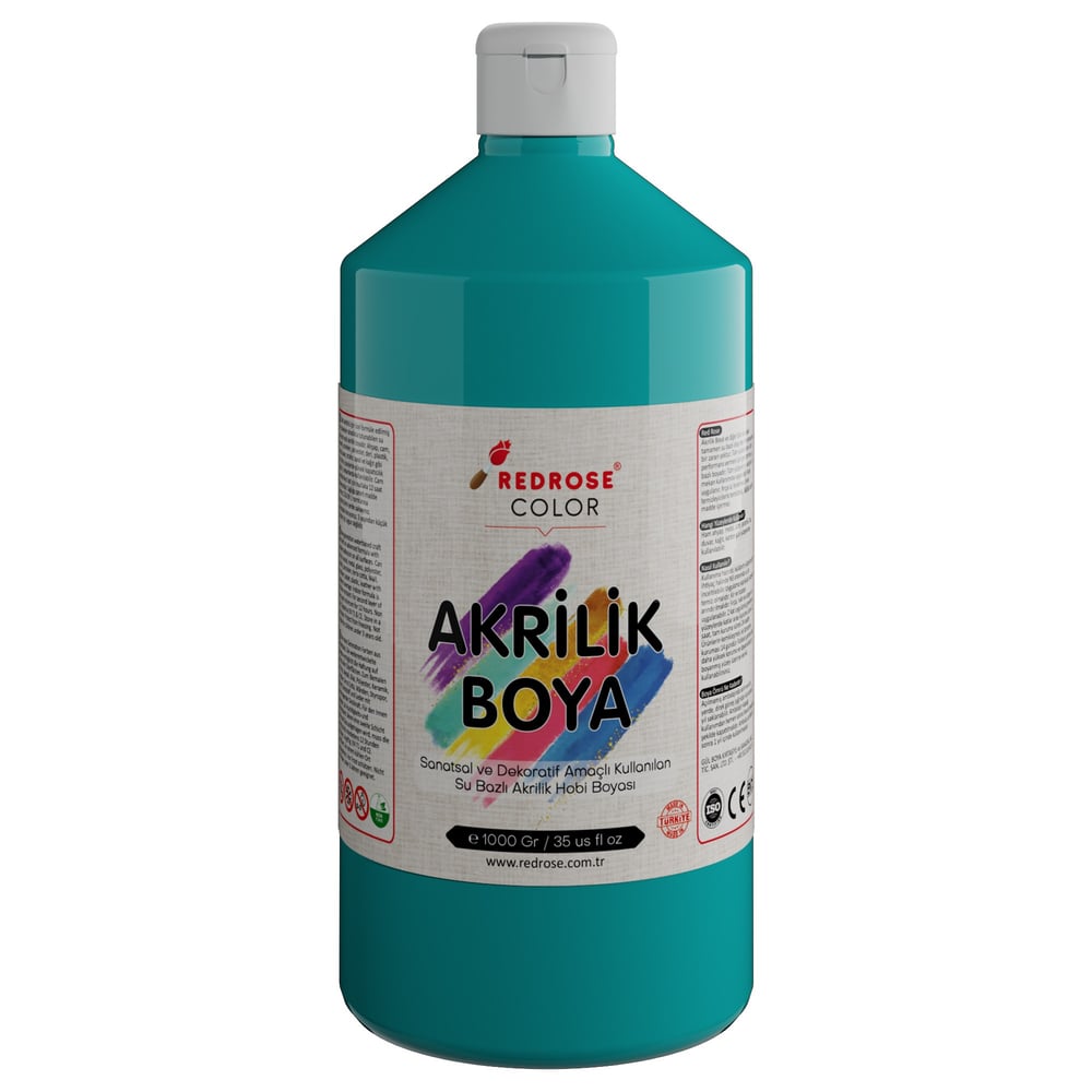 Turkuaz Akrilik Boya 1000gr
