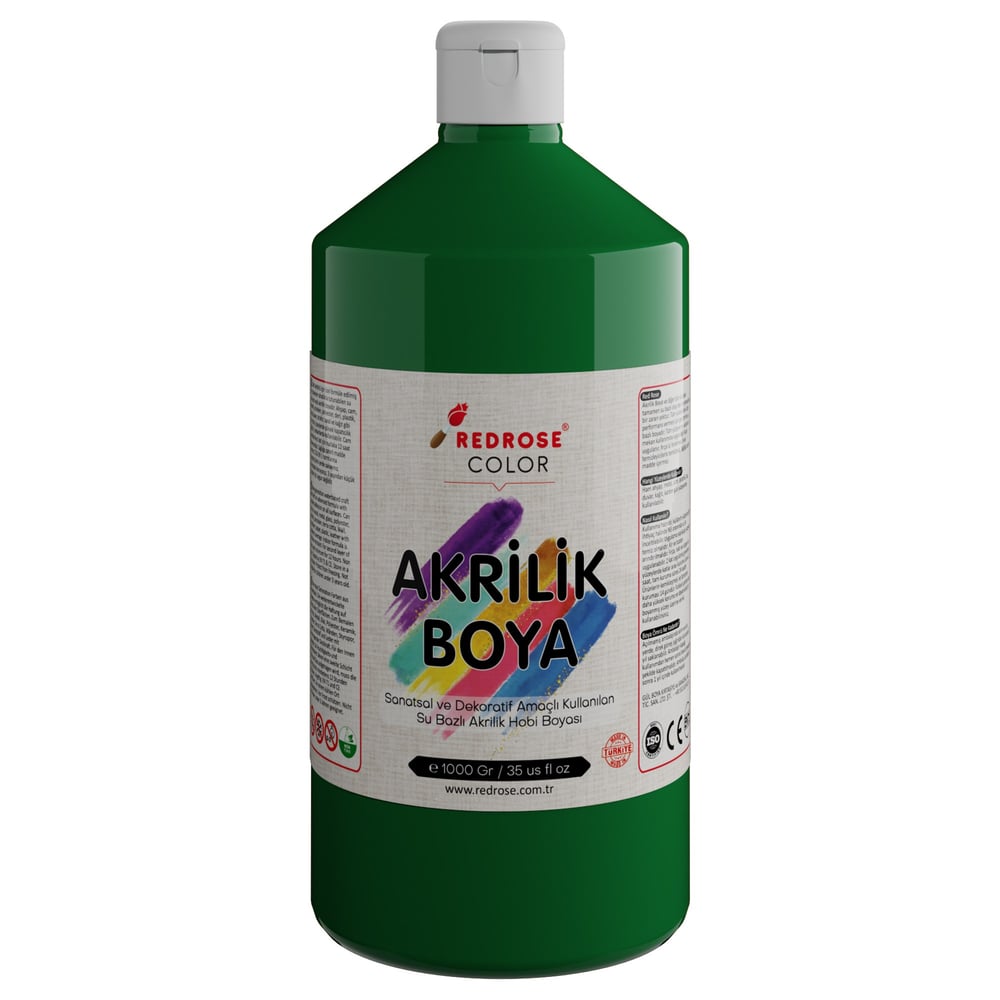 Yeşil Akrilik Boya 1000gr