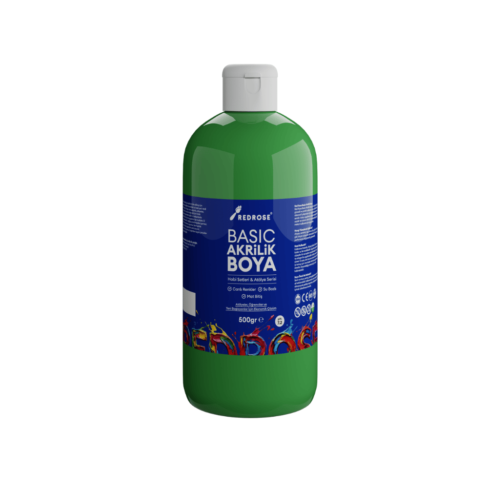 Yeşil Basic Akrilik Boya 500gr