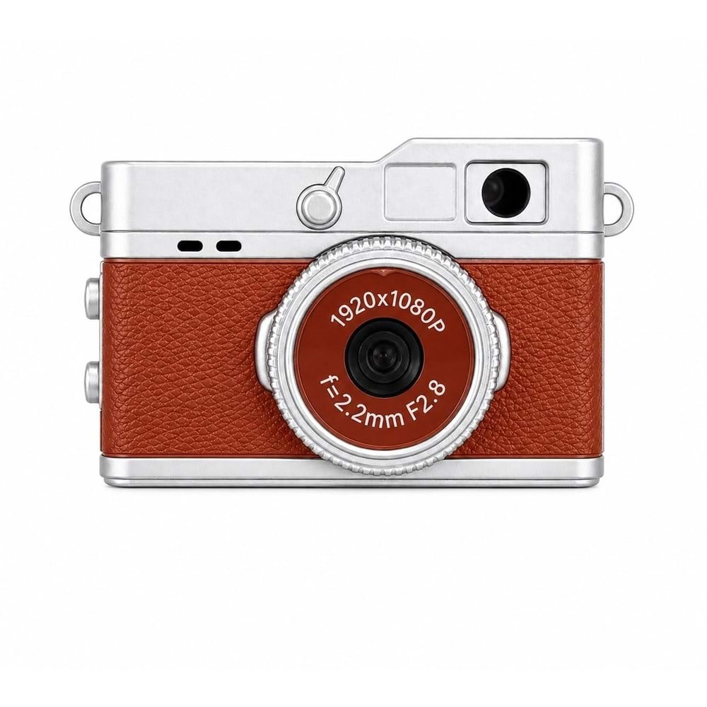 MPIA MC-10 Mini Retro Dijital TF Kartlı Kamera Kahverengi 