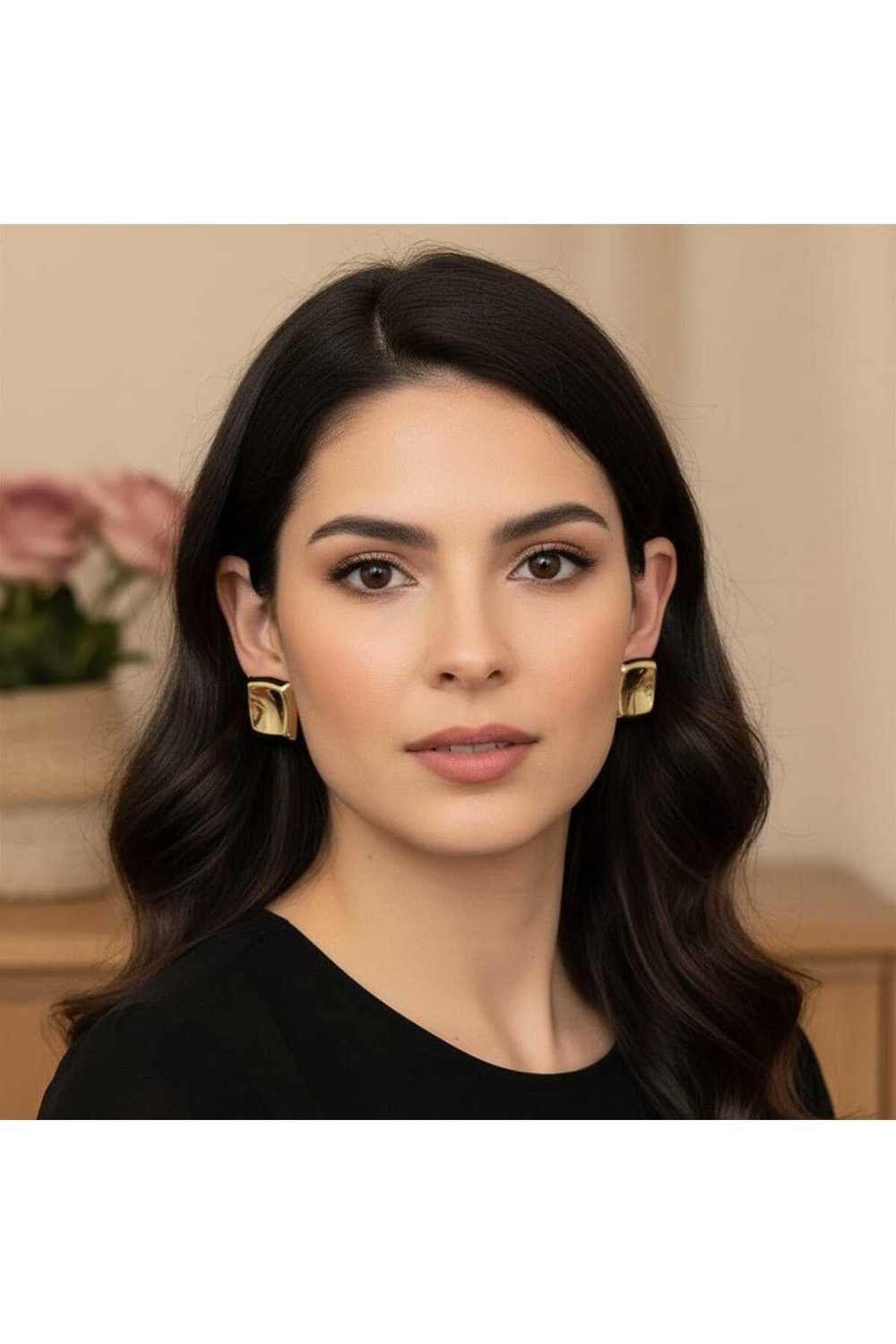 KARE GOLD ESTETİK TAMAMLAYICI ÇELİK KOLYE