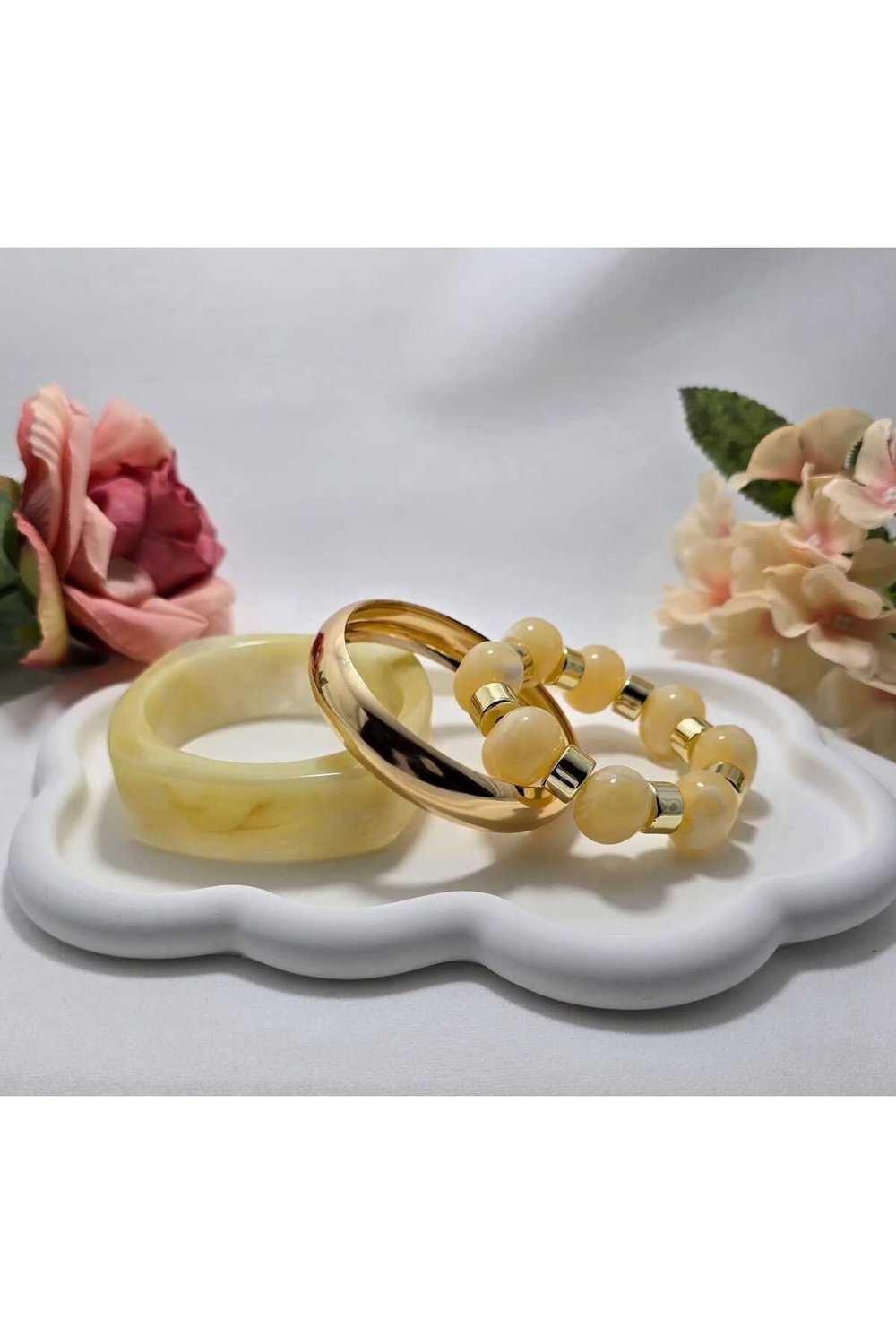 MERMER DETAYLI BİLEZİK,BONCUKLU BİLEKLİK VE GOLD BİLEZİK
