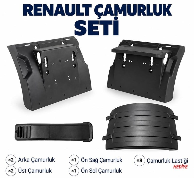 Renault Çamurluk Seti