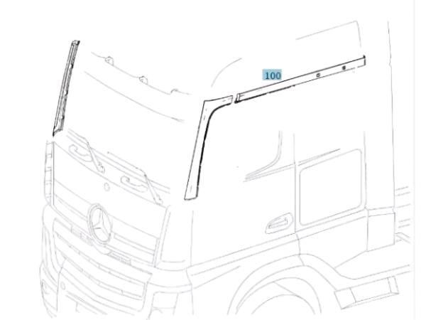 TAVAN YAN PLASTİĞİ AROCS SAĞ