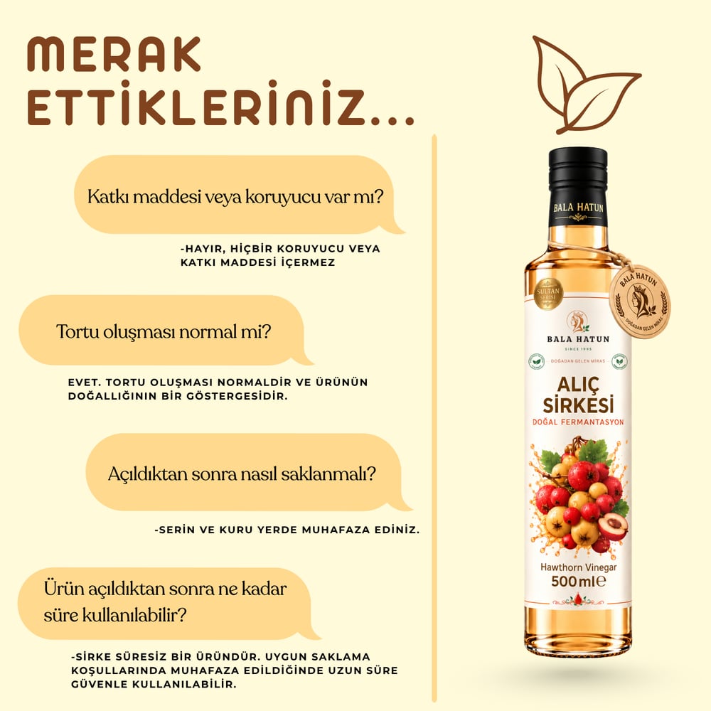 Bala Hatun Alıç Sirkesi 500ml