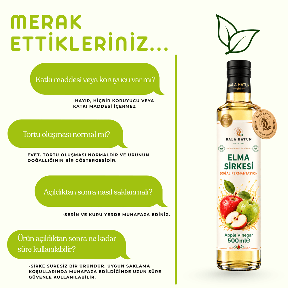 Bala Hatun Elma Sirkesi 500ml