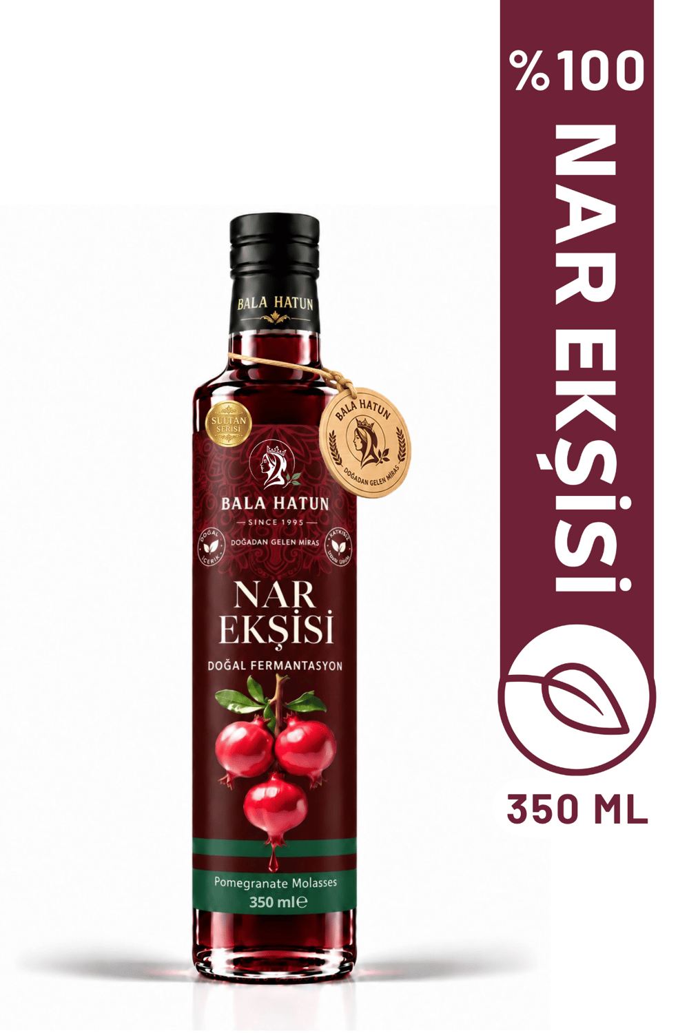 Bala Hatun Nar Ekşisi 350g - %100 Nar Özü, Katkısız ve Koruyucusuz - Pomegranate Molasses
