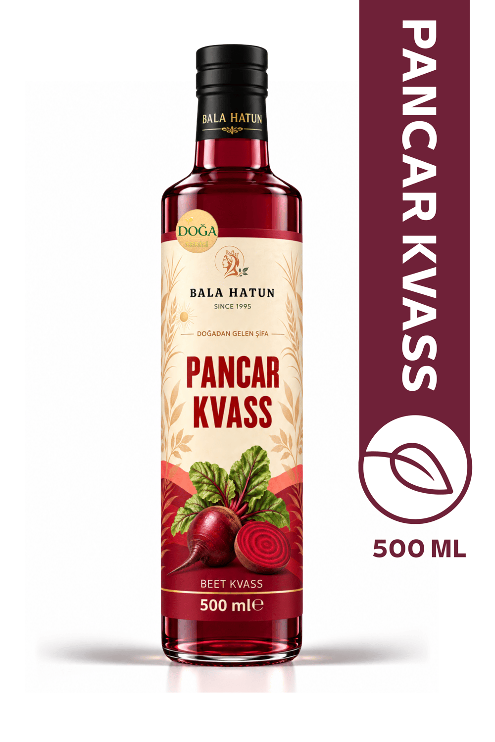 Bala Hatun Pancar Kvass 500ml - Doğal Fermente (Cam Şişe)