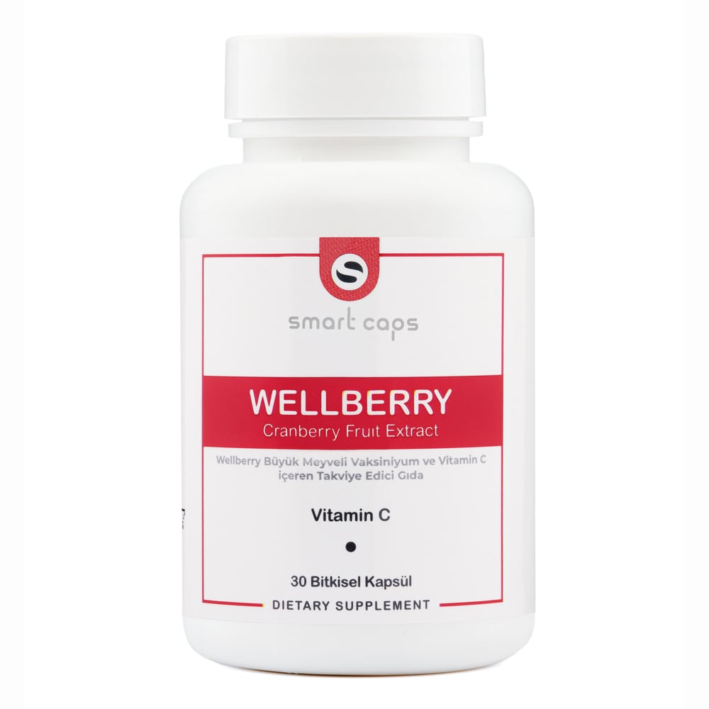 Smart Caps Wellberry Cranberry 30 Kapsül
