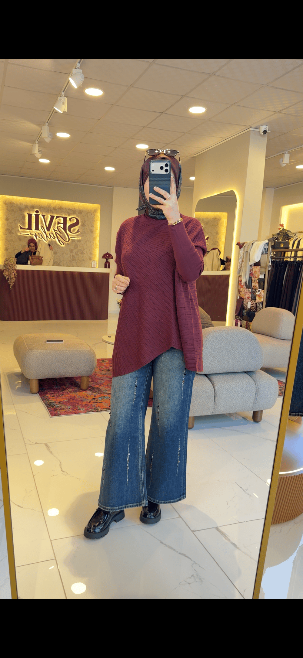 GHİSA TUNİK BORDO
