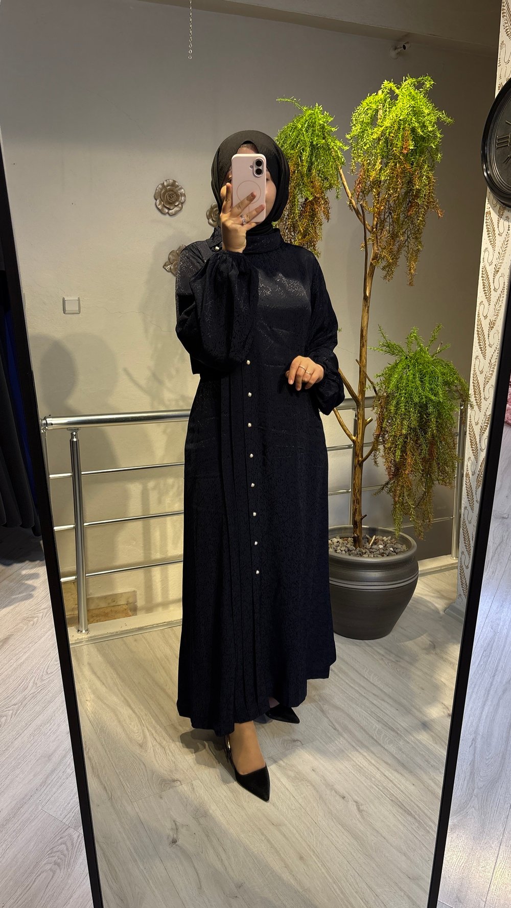 SEÇİL STORE LACİVERT ELBİSE