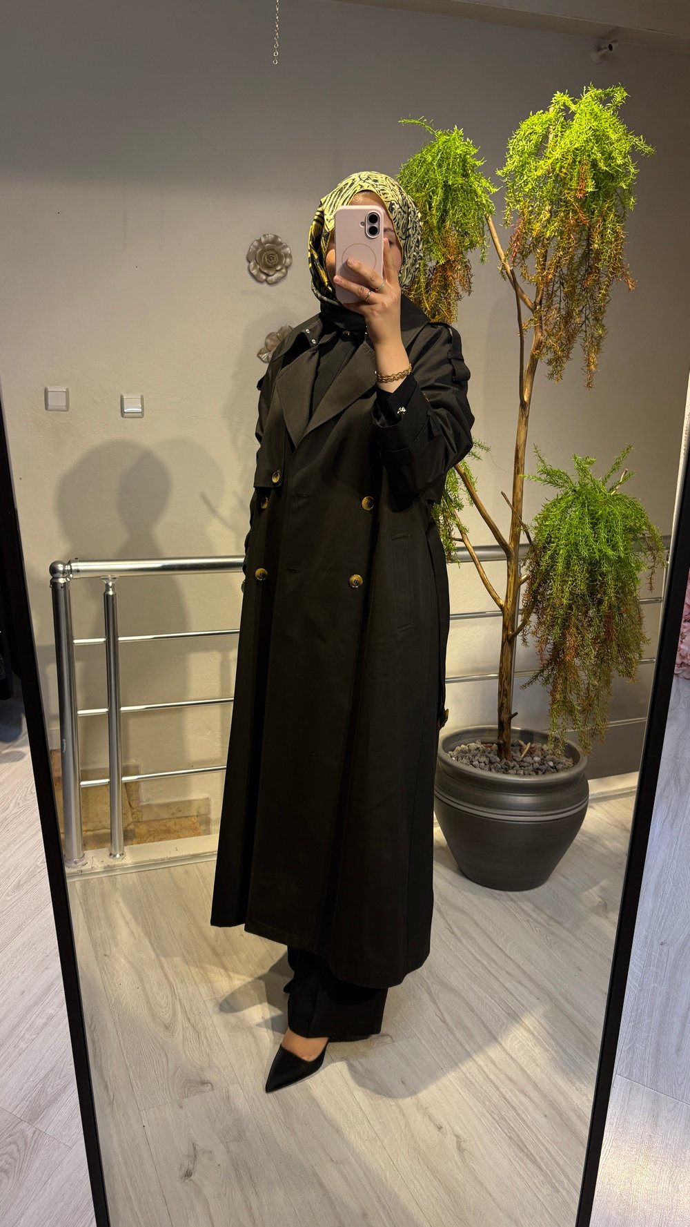 SEÇİL STORE TRENÇKOT SİYAH