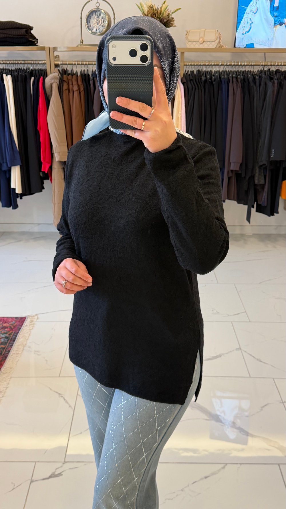 SEÇİL STORE TRİKO KAZAK SİYAH