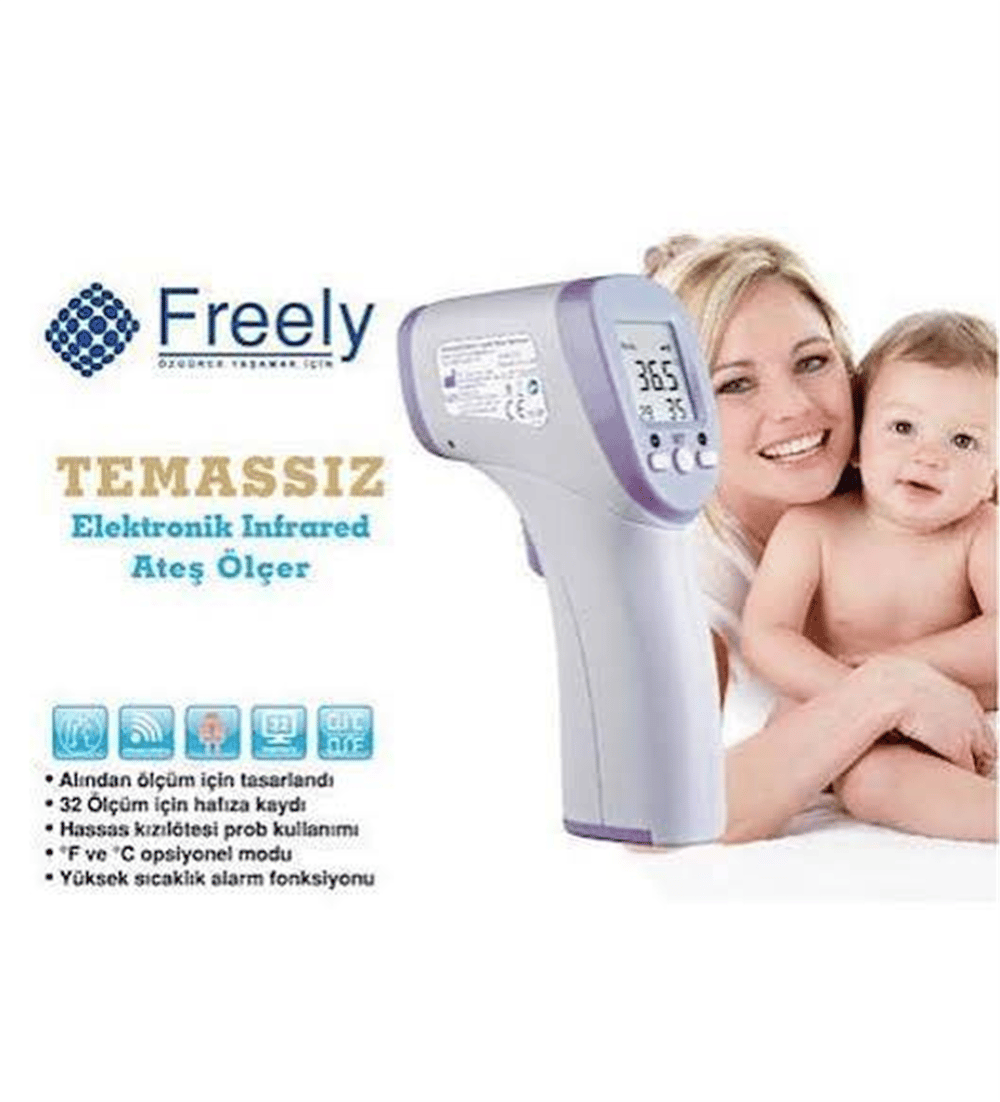 Temassız Elektronik Infrared Ateş Ölçer Ft3010