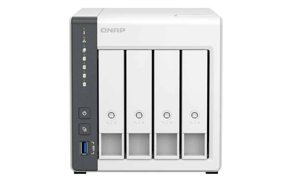 QNAP TS-433-4GB RAM 4 HDD YUVALI TOWER NAS