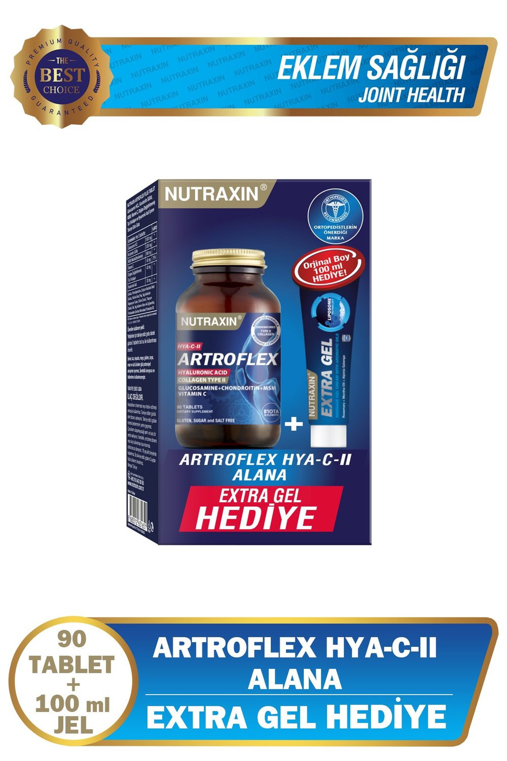 Artroflex Hya-c-ıı 90 Tablet Extra Gel Hediyeli