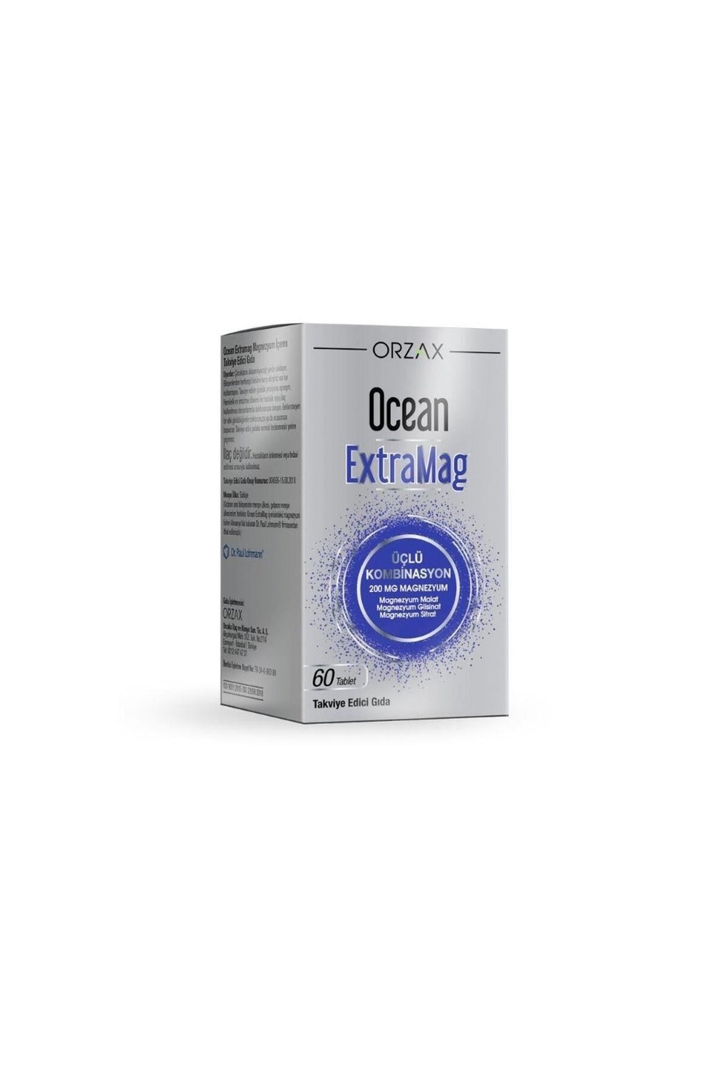 Ocean Extramag Üçlü Kombinasyon 200 Mg Magnezyum 60 Tablet