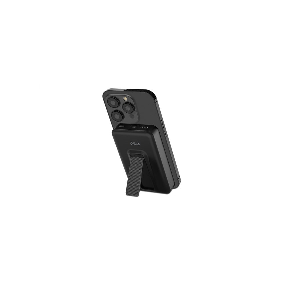 2BB240S ttec ReCharger M 10.000mAh MagSafe Uyumlu PD 20W Stantlı Kablosuz Taşınabilir Hızlı Şarj Aleti/Powerbank – 2BB240