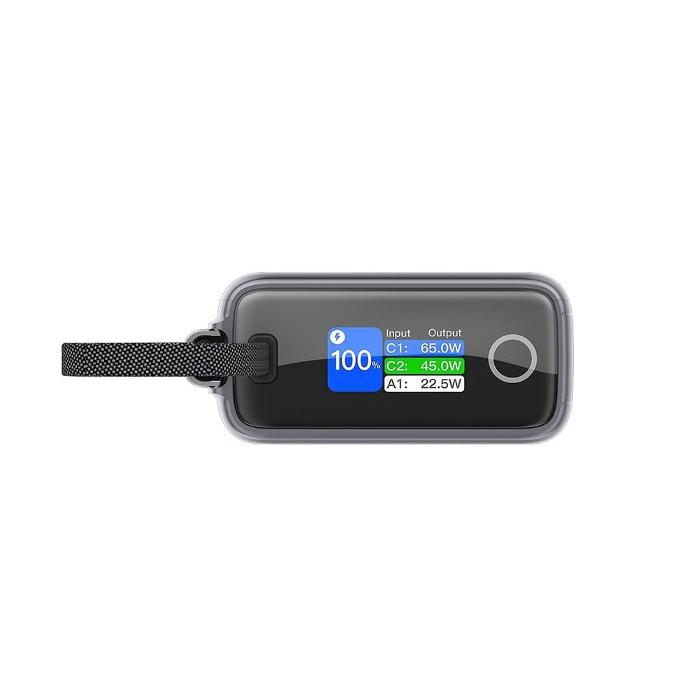 2BB273G ttec ReCharger Pro Max TFT 20.000mAh PD 65W USB-C Dahili Kablolu Taşınabilir Hızlı Şarj Aleti / Powerbank – 2BB273