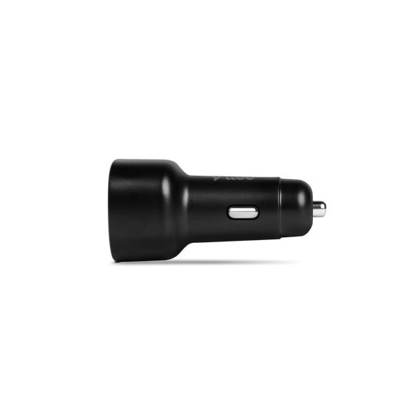 2CKP02LS ttec SmartCharger Duo PD 48W Araç Hızlı Şarj Aleti USB-C+USB-A - USB-C-Lightning Kablo Siyah